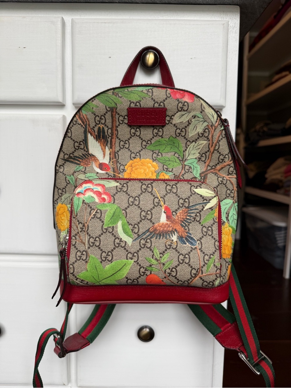 Gucci Tian Print GG Backpack